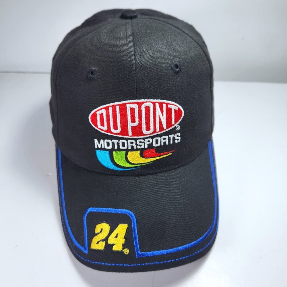 Jeff Gordon 24 Hat Cap Winners Circle Nascar Du Pont Motorsports